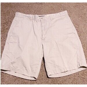 Banana Republic Bermudas Pleated Shorts Khaki  Beige  Mens Size 34 (A006)